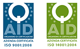 Certificazioni qualità ISO 14001 2004 e ISO 9001 2008